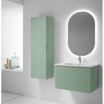 mueble baño verde