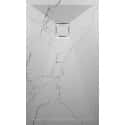 plato ducha marmol blanco