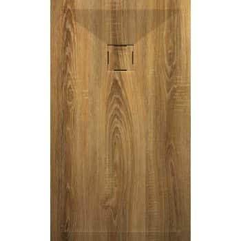 plato ducha efecto madera