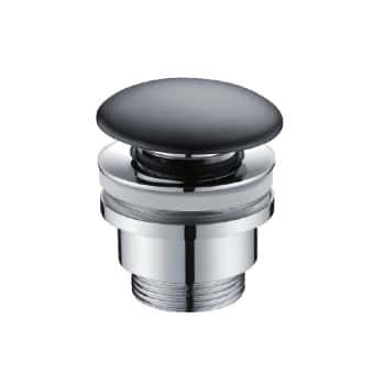 valvula lavabo negro brillo