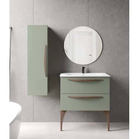 mueble baño verde