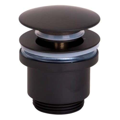 valvula lavabo negra mate