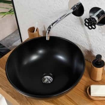 lavabo ovo negro