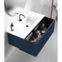 mueble baño azul
