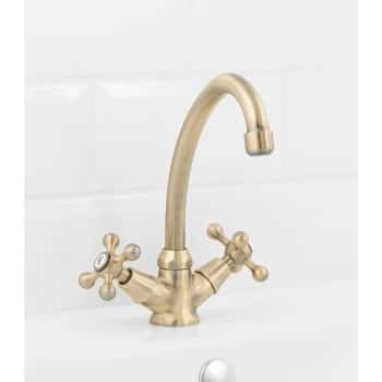 bimando fregadero bronce