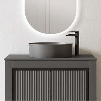 lavabo gris ceniza