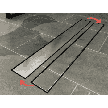 rejilla acero inoxidable reversible