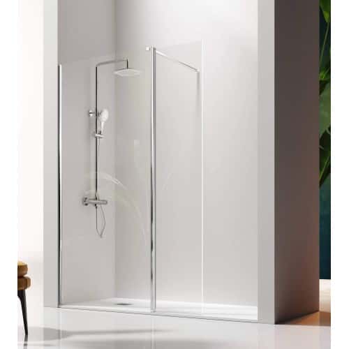 mampara ducha fijo mas abatible