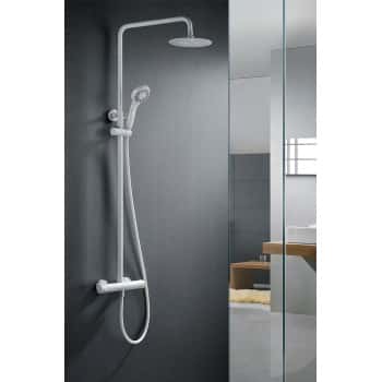 columna ducha kent blanco mate