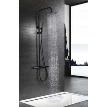 columna ducha negro mate