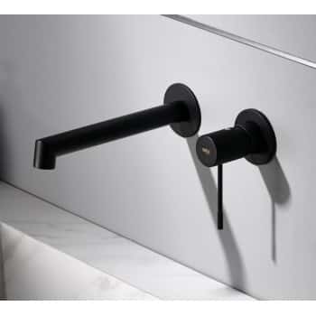 monomando ducha negro line