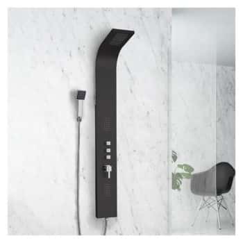 columna hidromasaje negra