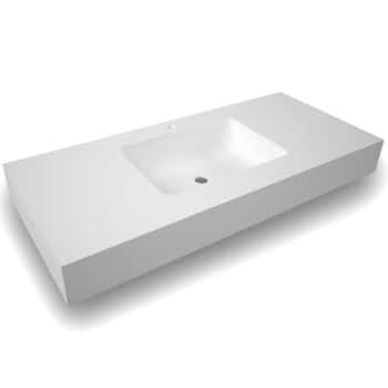 lavabo resina con faldón