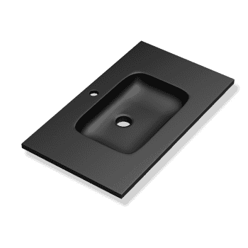 lavabo resina negro