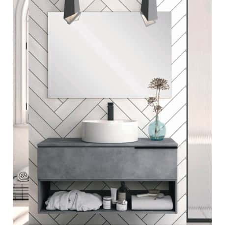 mueble baño cemento