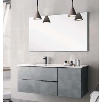 mueble baño gris