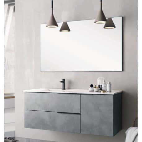 mueble baño gris