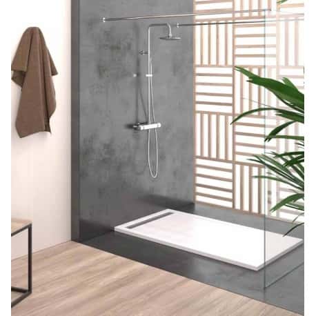 plato ducha rejilla frontal