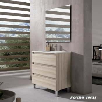 mueble 3 cajones fondo 40cm