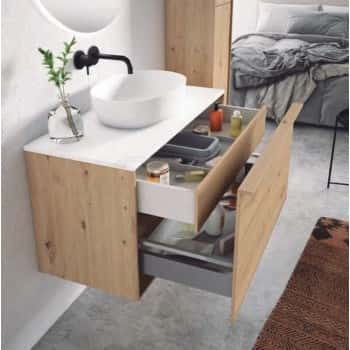 mueble baño roble moderno