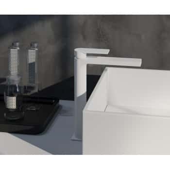 monomando alto blanco