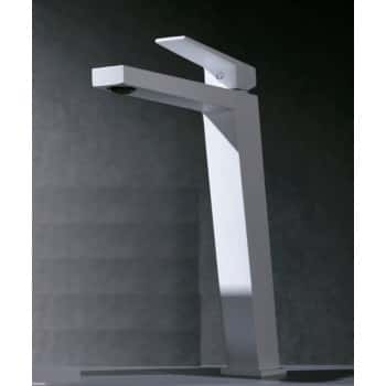 monomando blanco para lavabo sobre-encimera