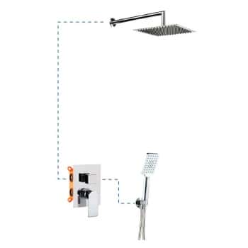 columna ducha empotrar alpha