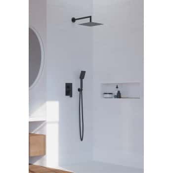 empotrado ducha negro