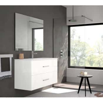 mueble suspendido blanco mate