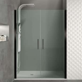 mampara negra abatible