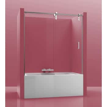 mampara acero inoxidable para bañera