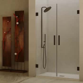 mampara abatible negra