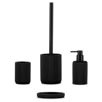 Accesorios Baño Negro