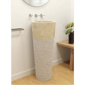 lavabo marmol exento