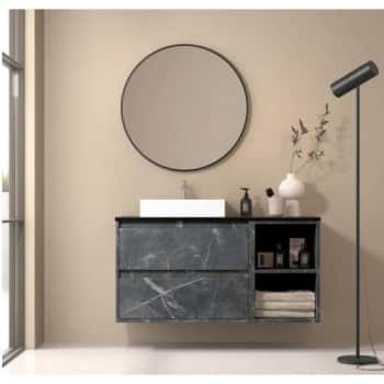 mueble imitando marmol carrara