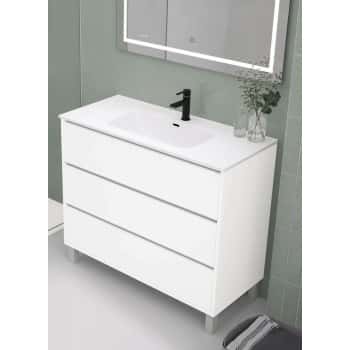 mueble 3 cajones blanco mate